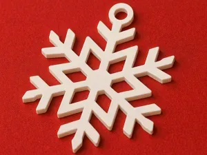Snowflake Christmas Ornament