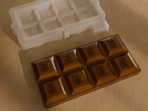 Chocolate Bar Silicone Mold