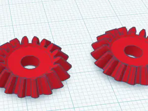 90 degree gears