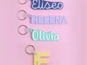 Custom Name Keychain / Llavero Personalizable