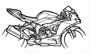 Kawasaki Ninja ZX-6R Wall Art