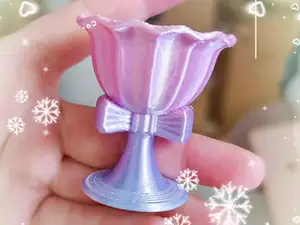 微型迷你蝴蝶结杯子挂件钥匙扣过家家娃娃BJD娃屋