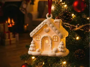 Gingerbread Christmas House Ornament – for Tree
