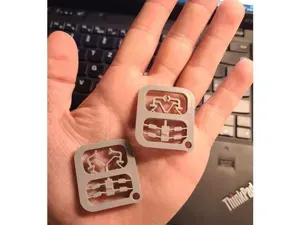 Keychain / fully working compliant Robot Gripper