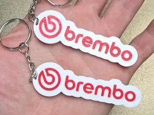 Brembo Keychain 2 versions Multi and NO Multicolor