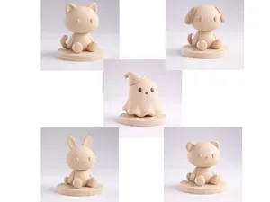 Cute Desk Buddy Set (5 Figures)