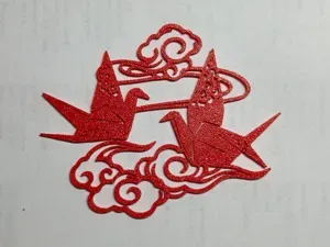 夏以昼剪纸（比翼齐飞）