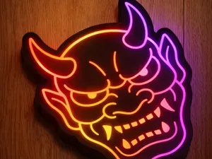 Yokai Oni Led Lampe