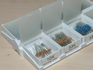 Matchbox storage for electronic components