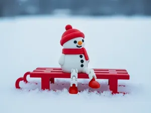 Articulated Christmas Snowman