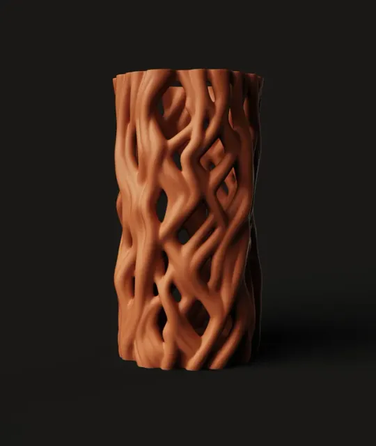 Organic Voronoi Vase|Flower Pot |Modern Home Decor — Image 2 of 4