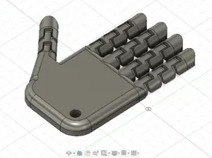 Mano articulada llavero (print in place)