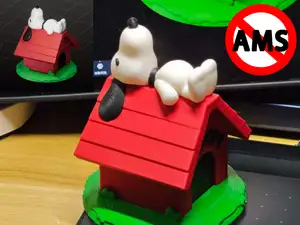 SNOOPY DOG史努比和房子手办(无AMS版)