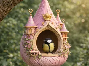 Princess Fairy Birdhouse – Magical Garden Castle