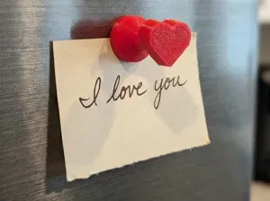 Heart Push Pin Magnet - Fully Customizable