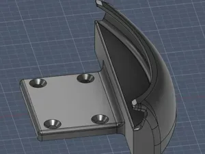 Vertical Skateboard Deck wall display mount