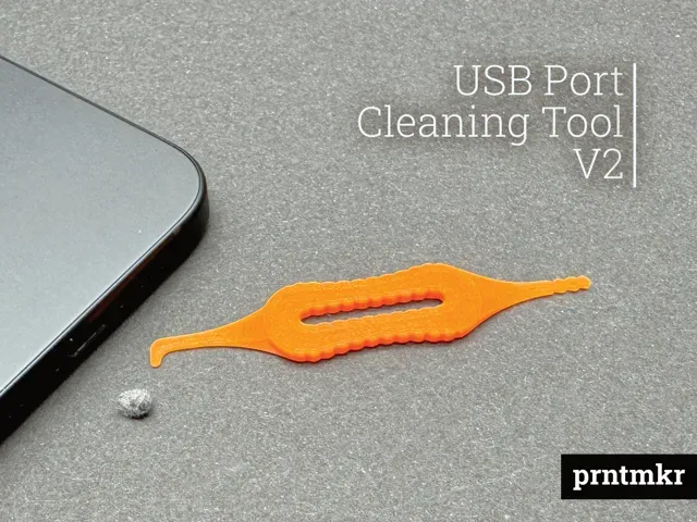 USB Port Cleaning Tool - V2 - Durable & ergonomic