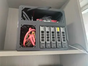 4盘位nas机箱(sfx电源、matx主板)