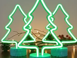 arbolito neon navidad