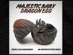 Majestic Baby Dragon Egg