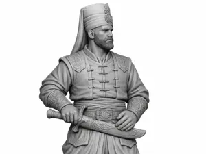 Janissary Bust – Ottoman Empire Soldier
