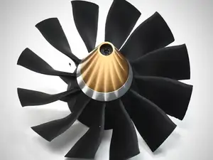 参数化喷气发动机涡轮风扇