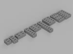 Simpe 2-9 USB Type-A Flash drive holder