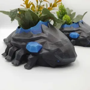 Crystal Lizaard Flowerpot