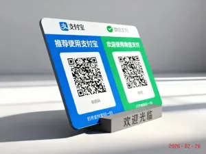 收款码桌台架 展示牌 立牌 桌牌 超省料38g