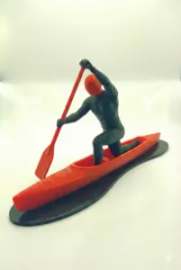 Canoeing Athlete Minimalist Square