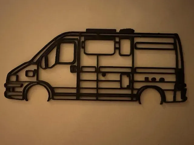 Fiat Ducato 244 Camper Silhouette