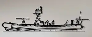 Naval Special Warfare RHIB Wall Art
