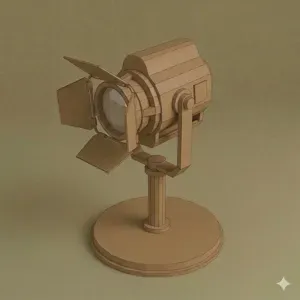 Low Poly Stage Spotlight