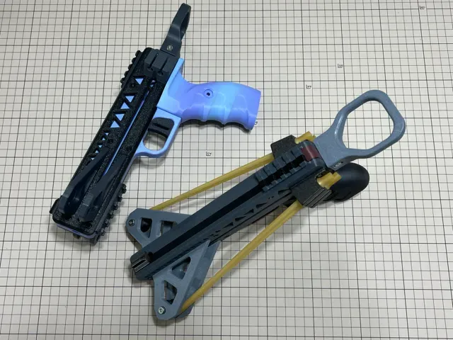 螳螂战术弹弓 人体工程学握把
