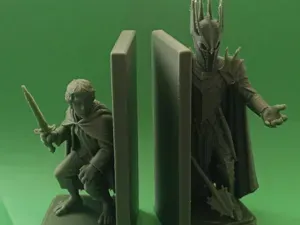 The Lord of the Rings / Frodo and Sauron bookend