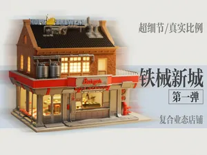 铁械新城【第一弹】1/64微缩城市街景-超细节-未来科幻