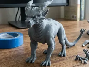 running dragon
