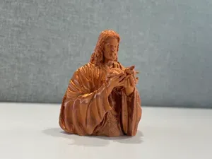 Cat in Jesus' hands