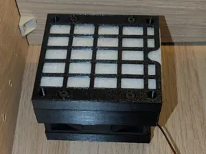 activated carbon exhaust air filter for wardrobe