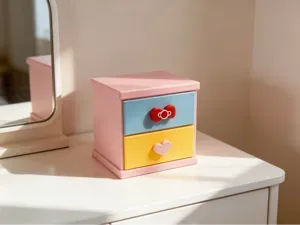 hello Kitty蝴蝶结收纳盒