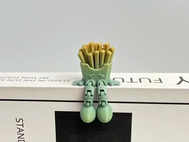 薯条宝宝桌面助手 电脑摆件 可活动关节小人 — Image 5 of 5