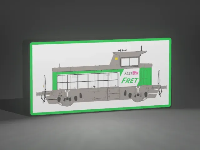 Locomotive Y8000 SNCF FRET - Lightbox