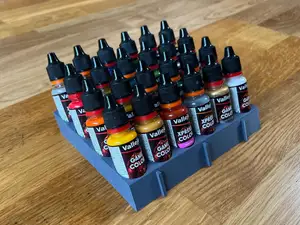 Modular + stackable Vallejo, Army Painter rack
