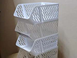 可堆叠镂空收纳盒