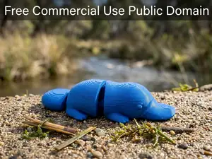 Articulated Platypus 3D Print Aussie Animal Fidget