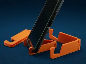 Foldable Phone Stand Print‑in‑Place Customizable