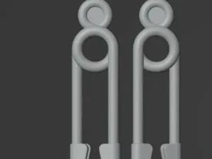 Basic Draculaura earrings