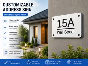 House Number Generator with Street - parametric