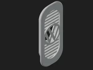 VW T3 Vent Cover Door Pillar with VW Logo