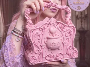 Kawaii Goth Cauldron Purse Pastel Gothic